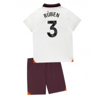 Camisa de time de futebol Manchester City Ruben Dias #3 Replicas 2º Equipamento Infantil 2023-24 Manga Curta (+ Calças curtas)